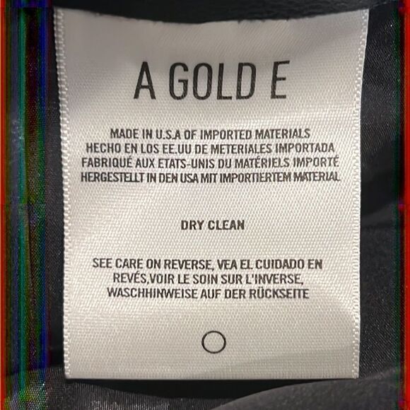 NWT Agolde Recycled Leather Fitted 90's Pants in Detox Size 30 - Picture 14 of 16